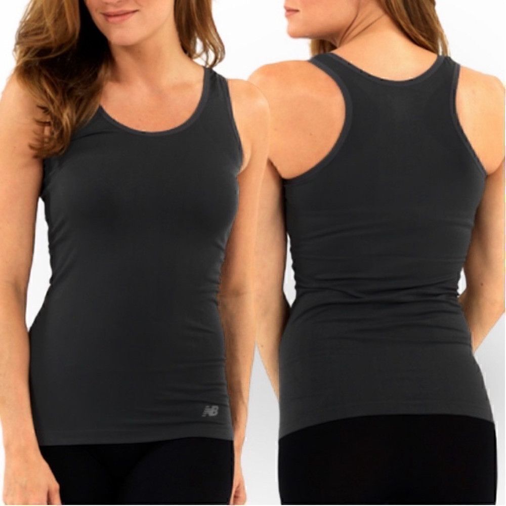 New Balance NWT Women’s Performance Seamless Tank in Caviar Black Size Small